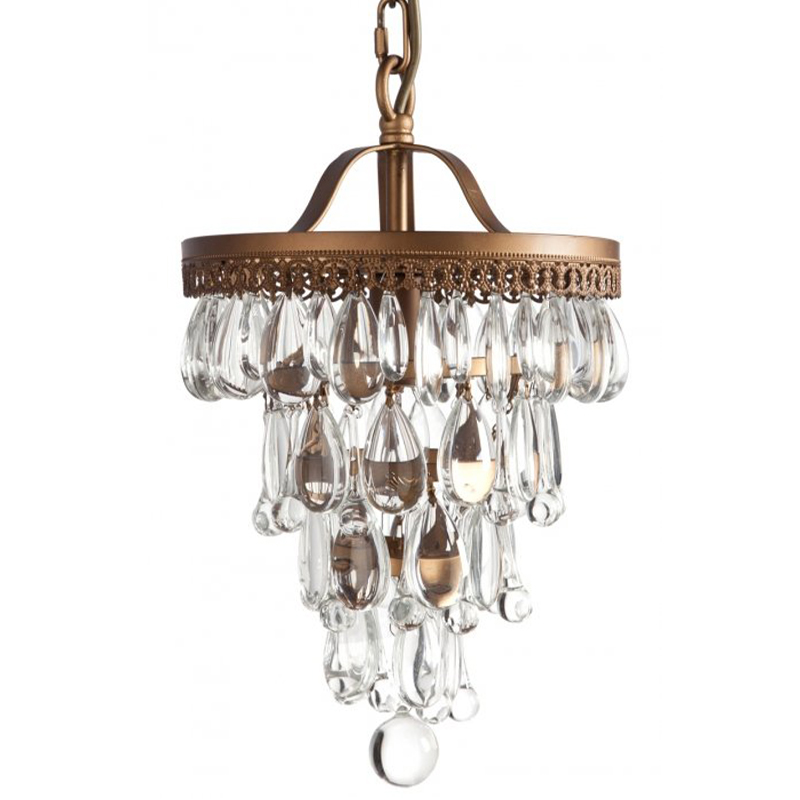 Люстра Clarissa Glass Drop Pendant 25 Бронза Люстра Clarissa Glass Drop Pendant 25 Бронза в Брянске | Loft Concept