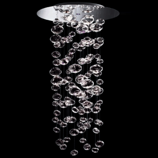 Люстра Murano Bubble Glass Chandelier Suspension Хром Люстра Murano Bubble Glass Chandelier Suspension Хром в Брянске | Loft Concept