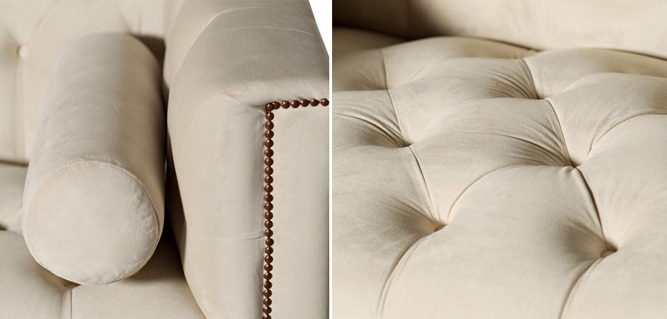 Диван Modern Velvet Tuxedo Sofa Диван Modern Velvet Tuxedo Sofa - Loft-Concept в Брянске