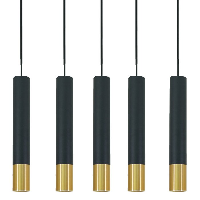Подвесной светильник Ike large Pendant Lamp Черный Латунь Подвесной светильник Ike large Pendant Lamp Черный Латунь в Брянске | Loft Concept
