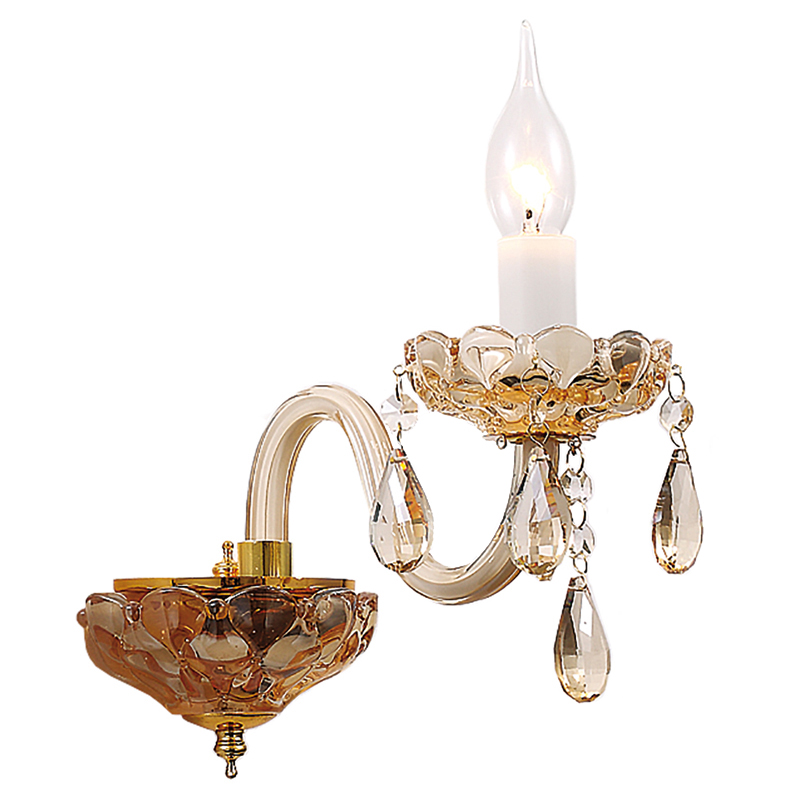 Бра Marcelon Sconce One Глянцевое золото Золотой Шампань Бра Marcelon Sconce One Глянцевое золото Золотой Шампань в Брянске | Loft Concept