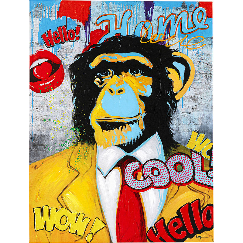 Картина Monkey multicolor Мульти Картина Monkey multicolor Мульти в Брянске | Loft Concept