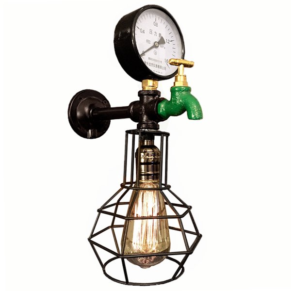 Бра Wall Lamp Manometer and Green water tap Бра Wall Lamp Manometer and Green water tap в Брянске | Loft Concept