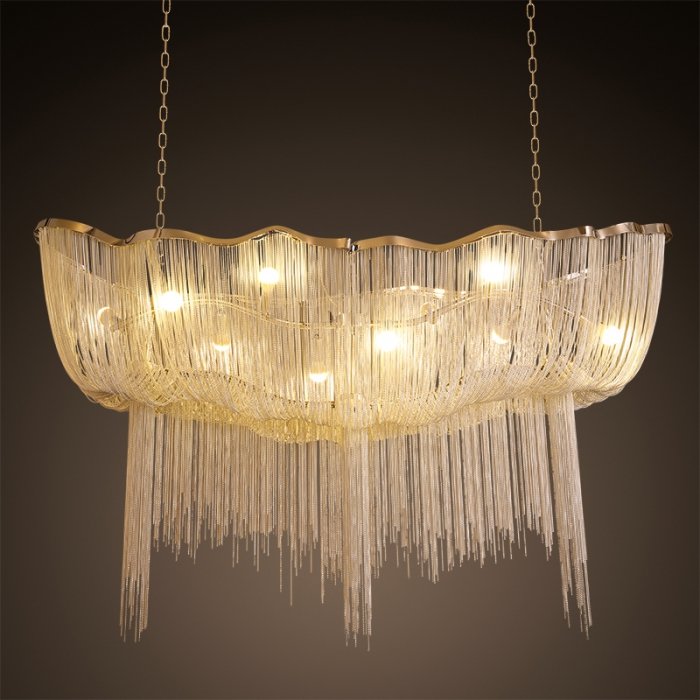 Люстра Atlantis Chandelier design by Terzani Золотой Серебряный Люстра Atlantis Chandelier design by Terzani Золотой Серебряный в Брянске | Loft Concept