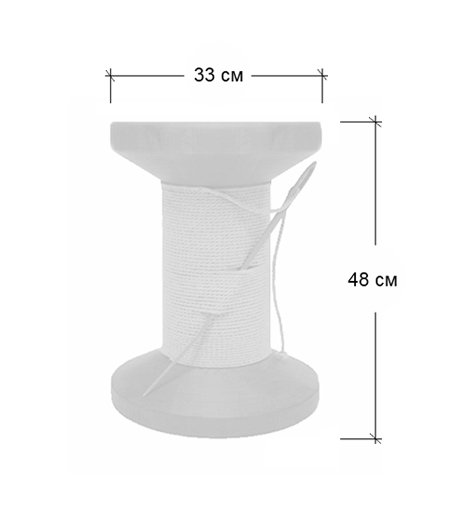 Дизайнерский табурет Thread Reel Wooden Stool в Брянске