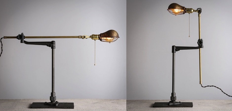 Настольный светильник Steampunk Extension Pole Table Настольный светильник Steampunk Extension Pole Table - Loft-Concept в Брянске