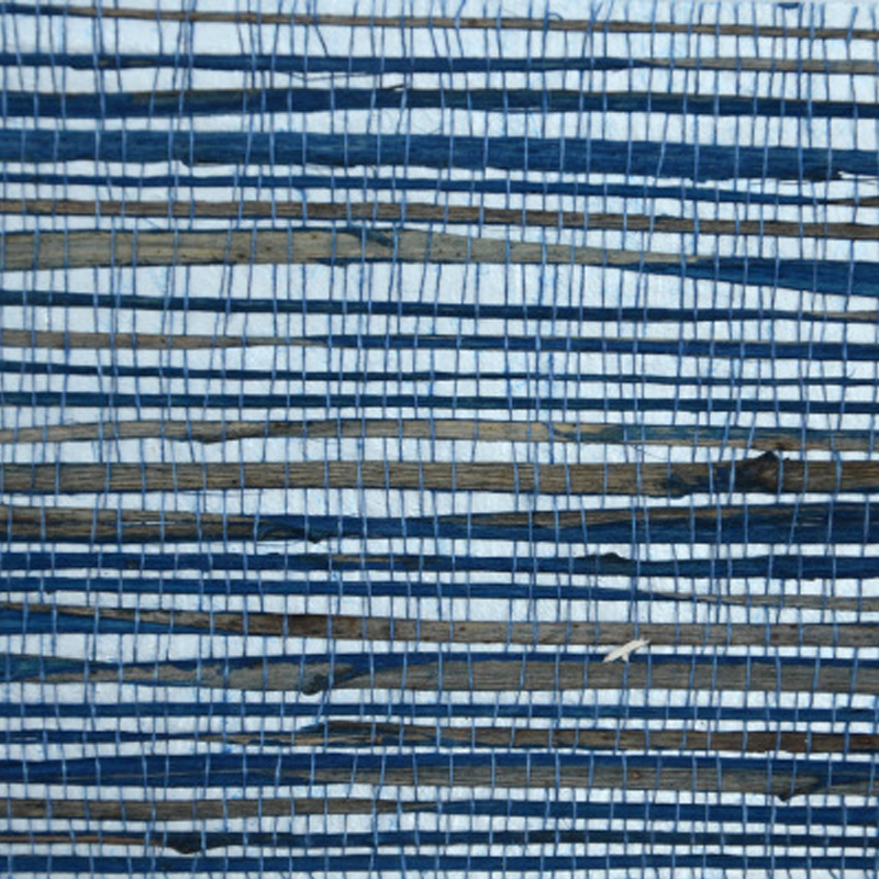 Обои-Соломка из Рафии Синий цвет Raffia Wallpaper Blue II Синий Обои-Соломка из Рафии Синий цвет Raffia Wallpaper Blue II Синий в Брянске | Loft Concept