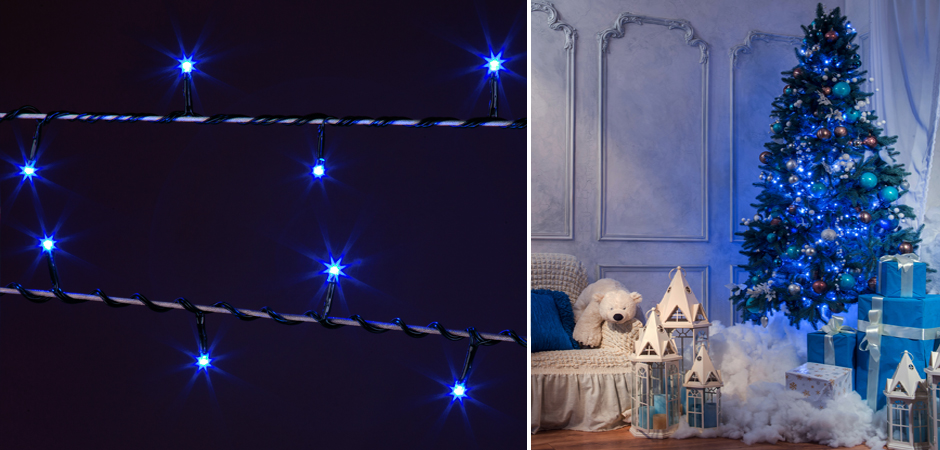 Интерьерная Гирлянда Синие диоды - Loft-Concept в Брянске