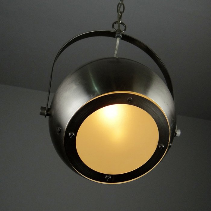 Подвесной светильник Loft Industrial restaurant lamp Серебряный Подвесной светильник Loft Industrial restaurant lamp Серебряный в Брянске | Loft Concept