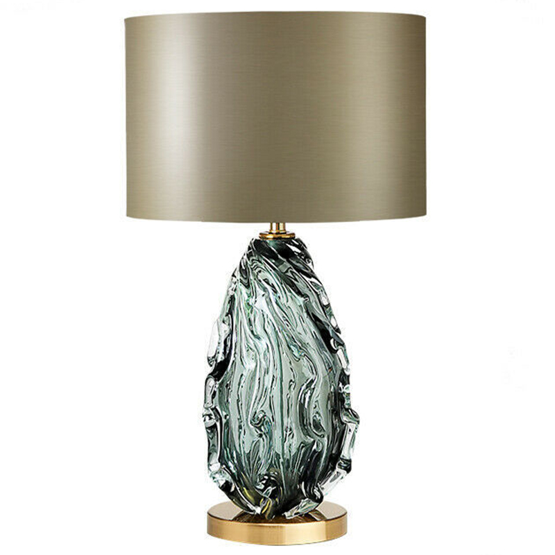 Настольная лампа Boivin Glass Table Lamp Оливковый Бирюзовый Настольная лампа Boivin Glass Table Lamp Оливковый Бирюзовый в Брянске | Loft Concept