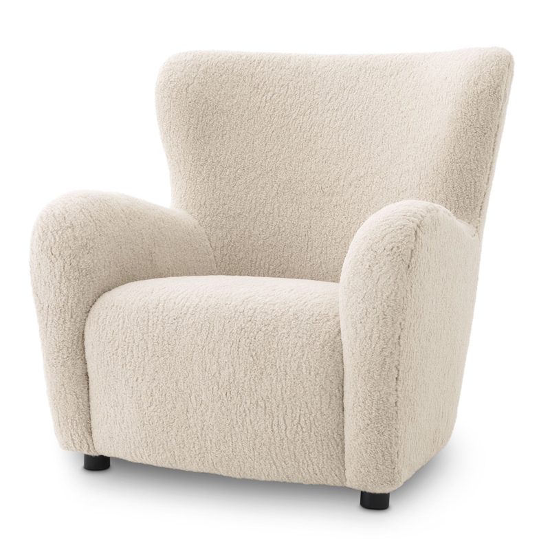 Кресло Eichholtz Chair Svante L Кремовый Черный Кресло Eichholtz Chair Svante L Кремовый Черный в Брянске | Loft Concept