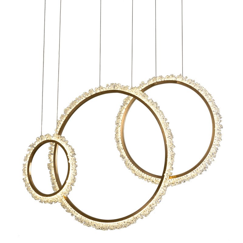 Люстра Prometheus Ring Золотой Люстра Prometheus Ring Золотой в Брянске | Loft Concept