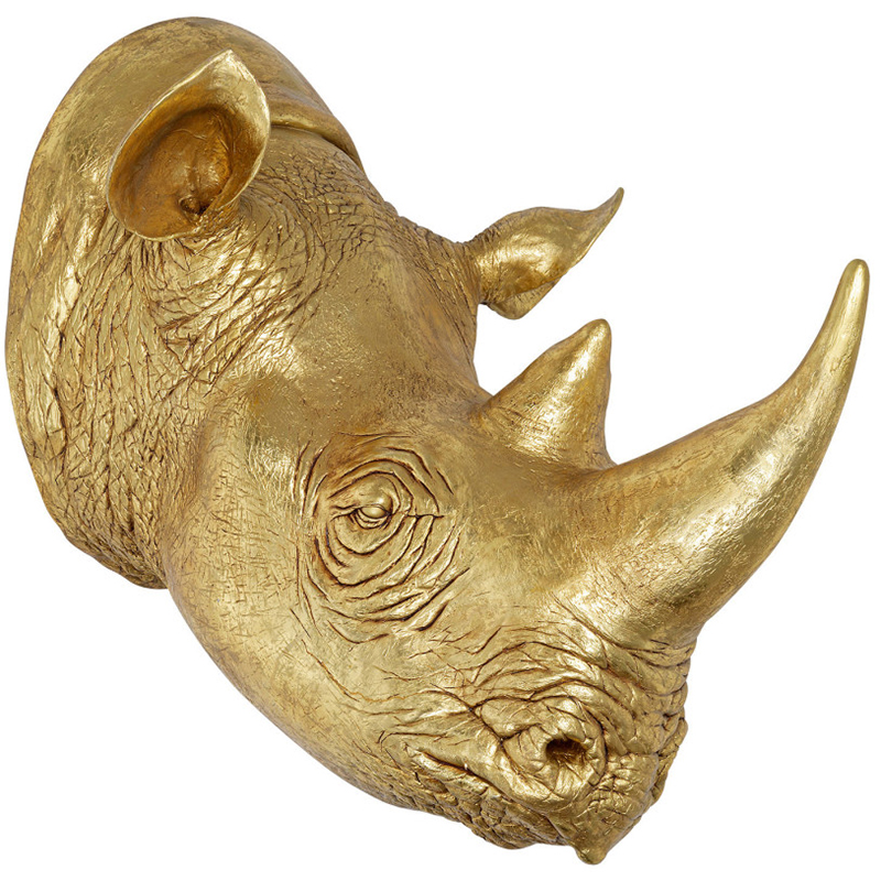 Аксессуар на стену Golden Rhino Золотой Аксессуар на стену Golden Rhino Золотой в Брянске | Loft Concept