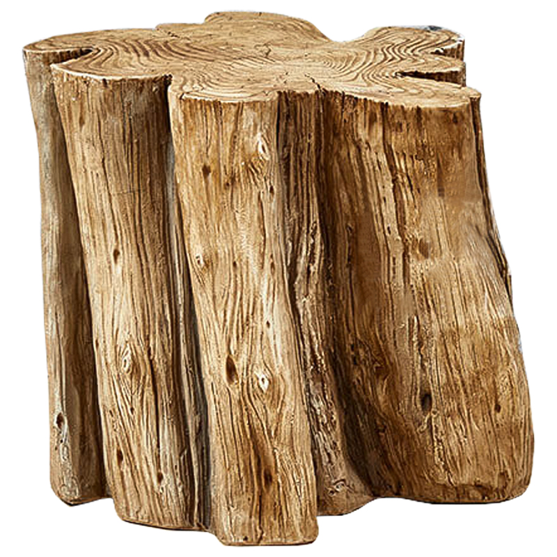 Приставной стол Wavy Stump Side Table Коричневый Приставной стол Wavy Stump Side Table Коричневый в Брянске | Loft Concept