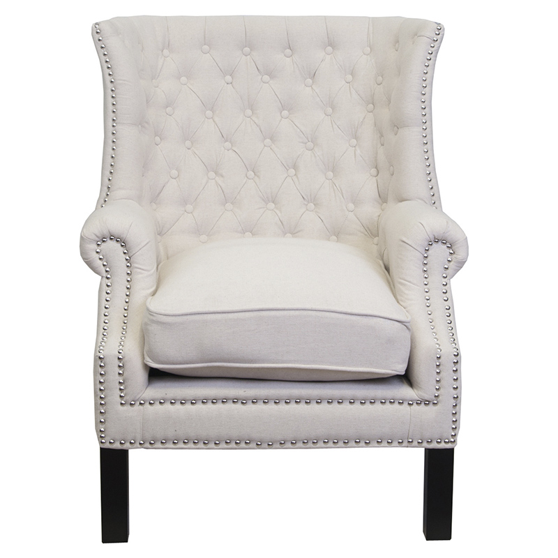 Кресло Charlie Armchair beige flax Светло-бежевый Кресло Charlie Armchair beige flax Светло-бежевый в Брянске | Loft Concept