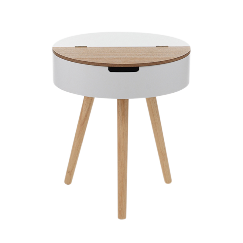 Тумбочка Stockholm White & Beige Bamboo Белый Бежевый Тумбочка Stockholm White & Beige Bamboo Белый Бежевый в Брянске | Loft Concept