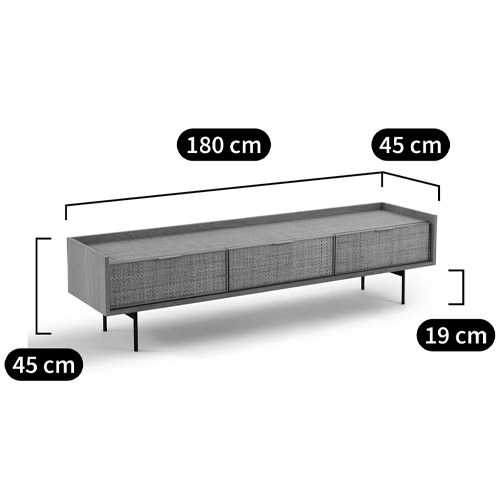 ТВ-тумба с плетеным декором Buckley Wicker TV Stand ТВ-тумба с плетеным декором Buckley Wicker TV Stand в Брянске