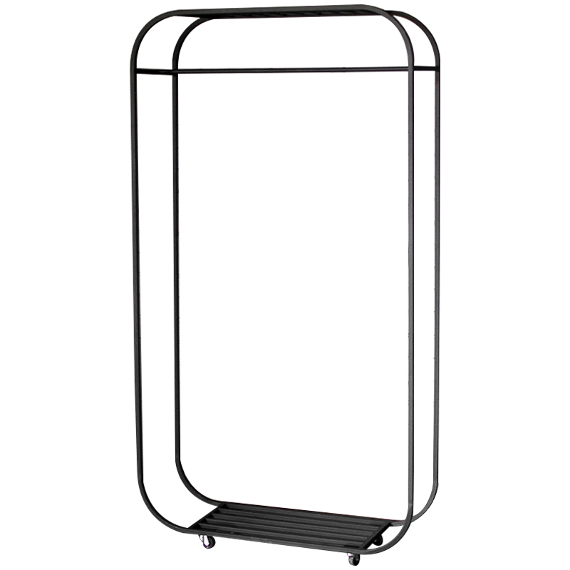 Рейл Kieron Industrial Metal Rust Clothes Rail Черный Рейл Kieron Industrial Metal Rust Clothes Rail Черный в Брянске | Loft Concept
