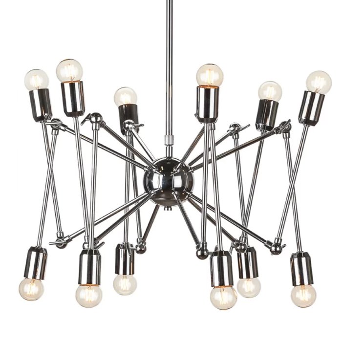 Подвесной светильник LOFT SPUTNIK CHANDELIER SPIDER Silver Серебряный Подвесной светильник LOFT SPUTNIK CHANDELIER SPIDER Silver Серебряный в Брянске | Loft Concept