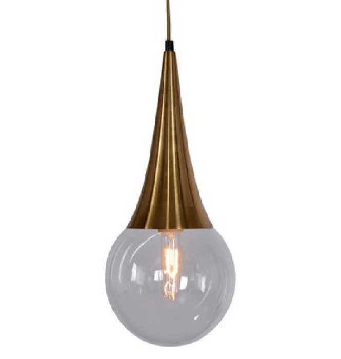 Подвесной светильник Drop Pendant lamp Латунь Античная полированная Подвесной светильник Drop Pendant lamp Латунь Античная полированная в Брянске | Loft Concept