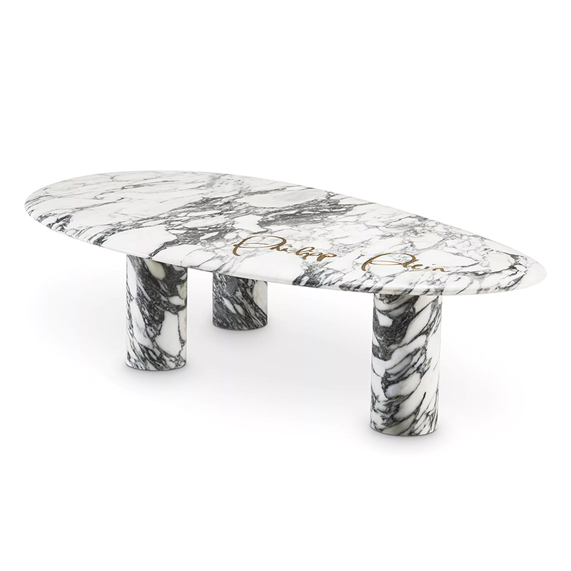 Кофейный стол Philipp Plein Coffee Table Forte Белый Белый Мрамор Bianco Кофейный стол Philipp Plein Coffee Table Forte Белый Белый Мрамор Bianco в Брянске | Loft Concept