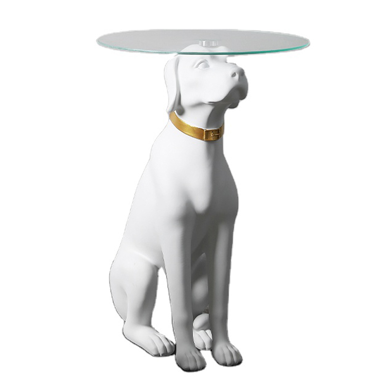 Приставной стол White Dog Table Белый Приставной стол White Dog Table Белый в Брянске | Loft Concept