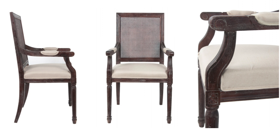 Стул French chairs Provence Garden Brown ArmChair Стул French chairs Provence Garden Brown ArmChair - Loft-Concept в Брянске