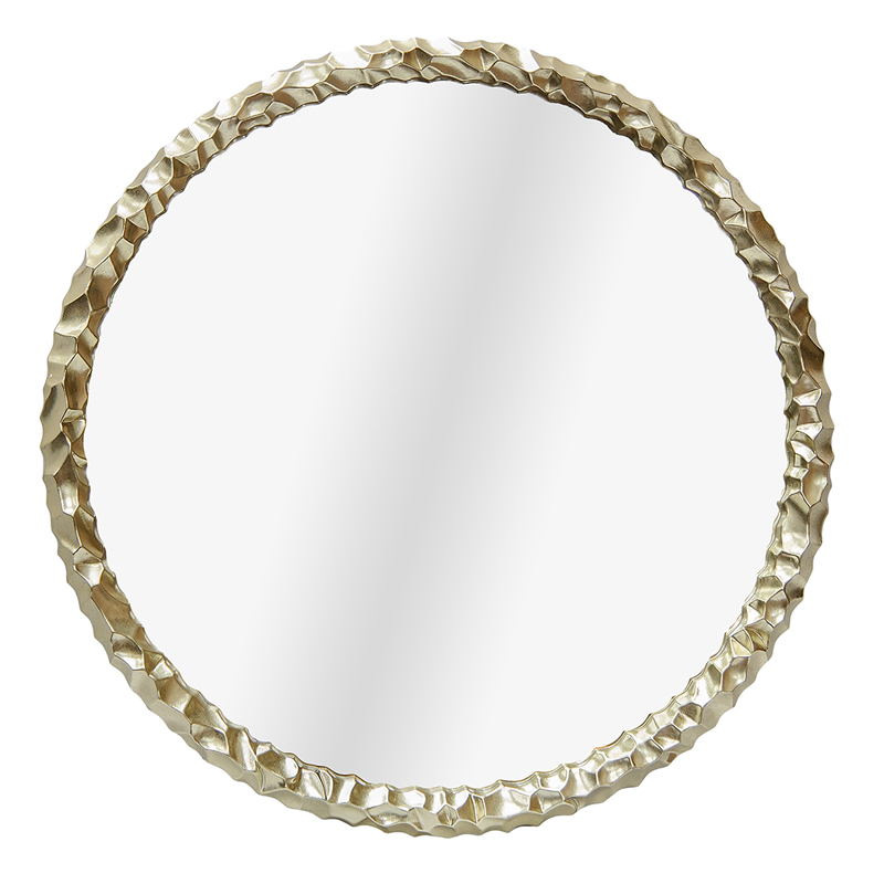 Зеркало Reginald Mirror round champagne Золотой Шампань Зеркало Reginald Mirror round champagne Золотой Шампань в Брянске | Loft Concept