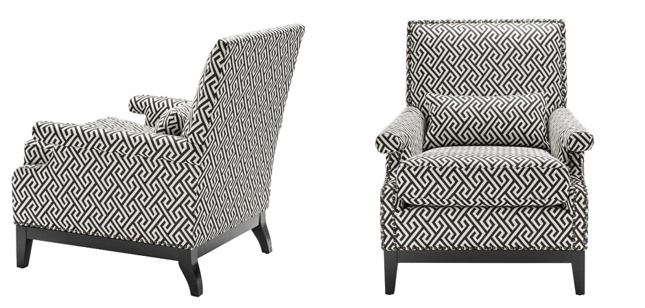 Кресло Eichholtz Chair Goldoni Black Кресло Eichholtz Chair Goldoni Black - Loft-Concept в Брянске