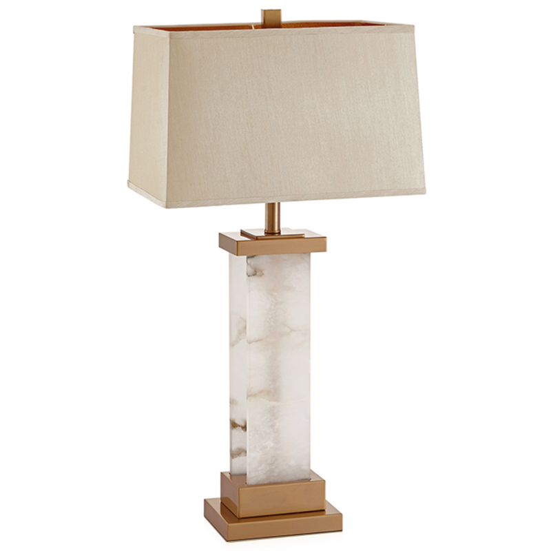 Настольная Лампа Мрамор Table lamp marble two ivory ( слоновая кость ) Латунь Настольная Лампа Мрамор Table lamp marble two ivory ( слоновая кость ) Латунь в Брянске | Loft Concept