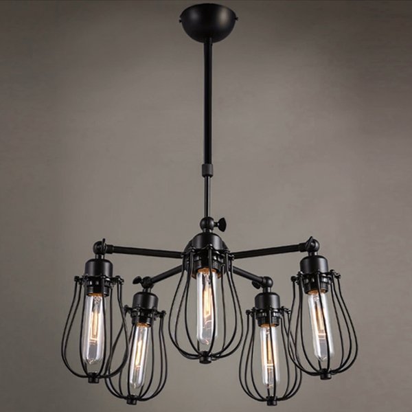 Люстра Loft Marconi Cage Light Черный Люстра Loft Marconi Cage Light Черный в Брянске | Loft Concept