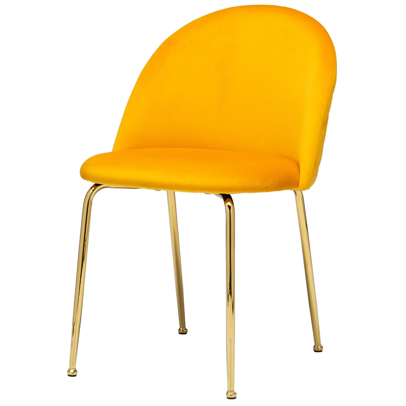 Стул Vendramin Dining Chair yellow Желтый Глянцевое золото в Брянске | Loft Concept 