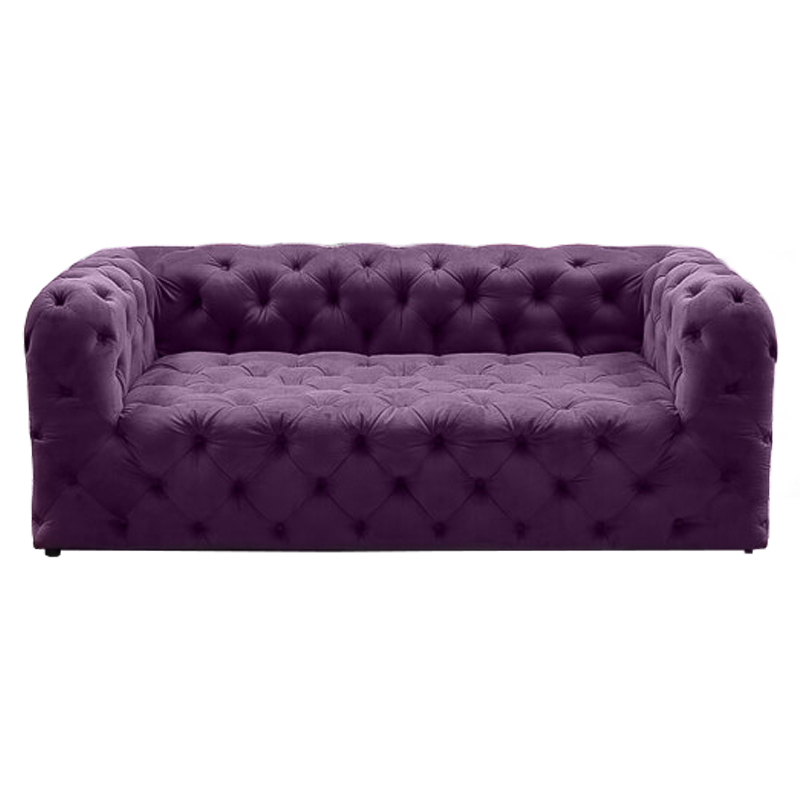 Диван Soho tufted purple velor Фиолетовый Диван Soho tufted purple velor Фиолетовый в Брянске | Loft Concept