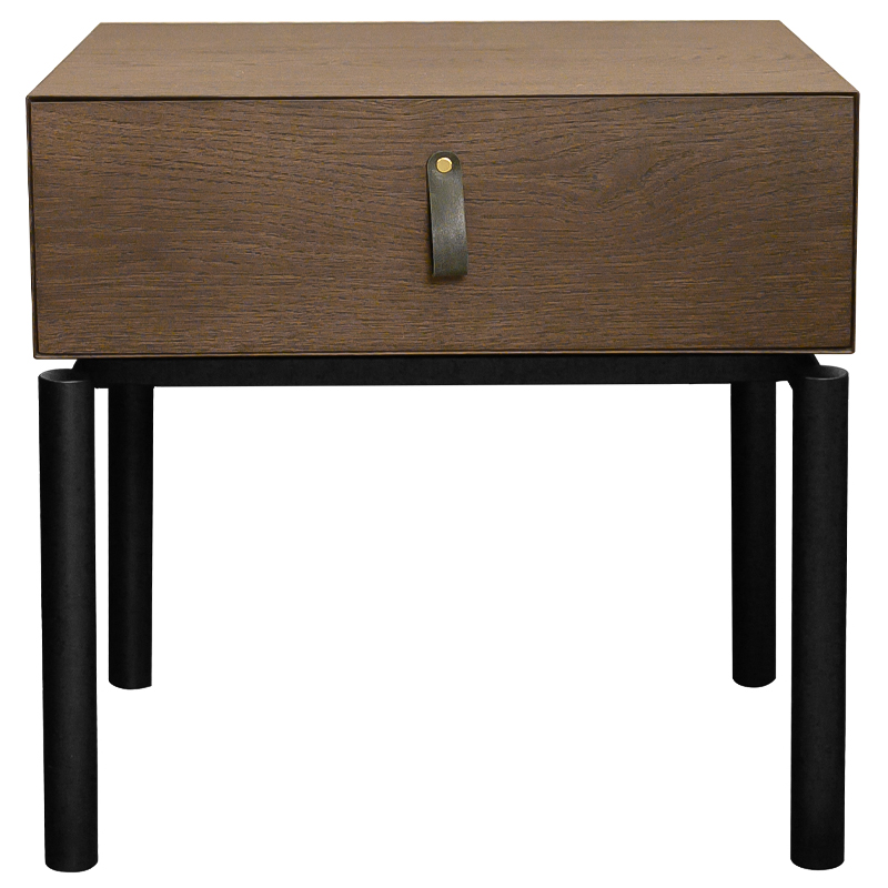 Тумба Rogier Nightstand Коричневый Черный Тумба Rogier Nightstand Коричневый Черный в Брянске | Loft Concept