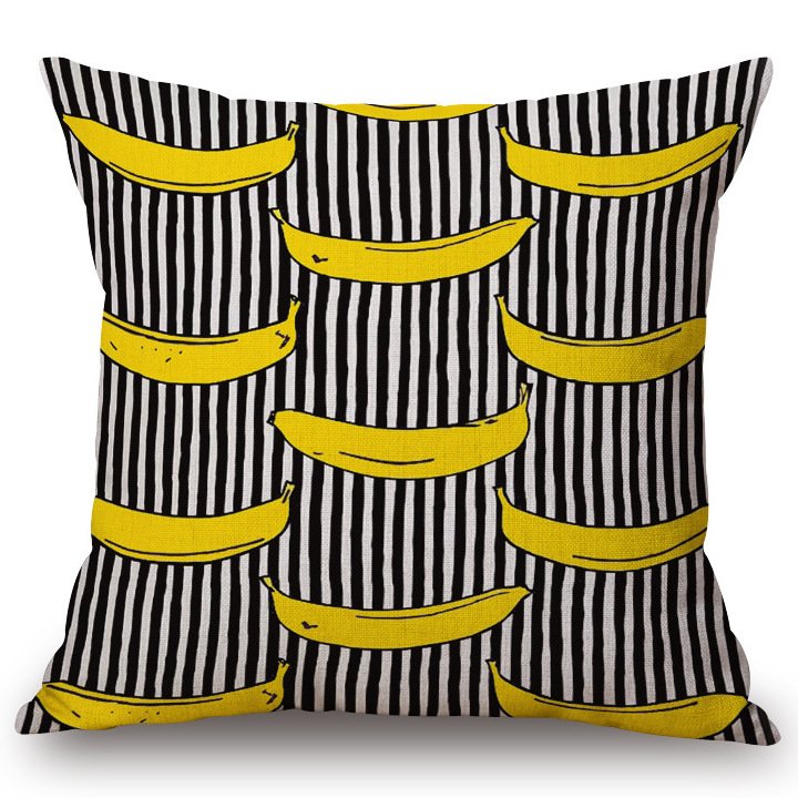 Декоративная подушка Black & White Stripes Декоративная подушка Black & White Stripes в Брянске | Loft Concept