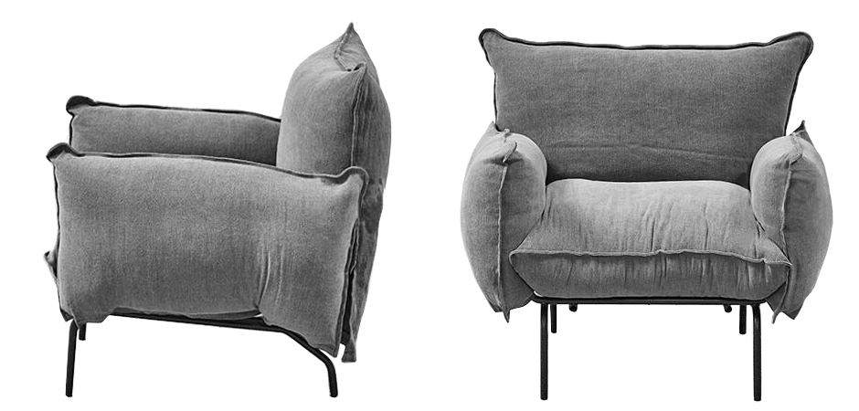 Кресло Elsa Armchair Gray Кресло Elsa Armchair Gray - Loft-Concept в Брянске