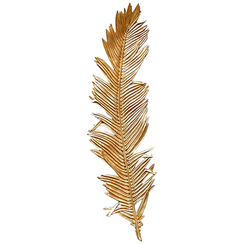 Аксессуар на стену Golden Feather Золотой Аксессуар на стену Golden Feather Золотой в Брянске | Loft Concept