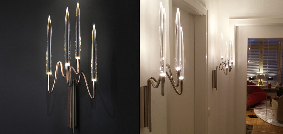 Бра Golden candle 3 Wall Sconce 4 лампы Бра Golden candle 3 Wall Sconce 4 лампы - Loft-Concept в Брянске