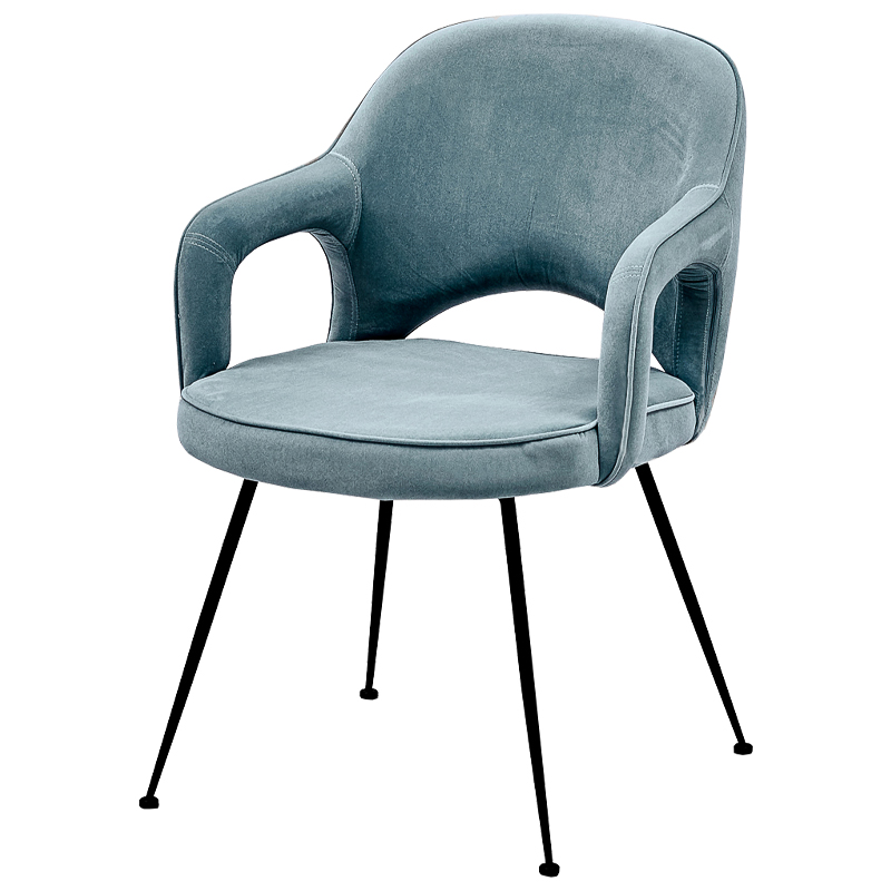 Стул Taube Stool Pastel Blue Голубой пастельный Черный Стул Taube Stool Pastel Blue Голубой пастельный Черный в Брянске | Loft Concept