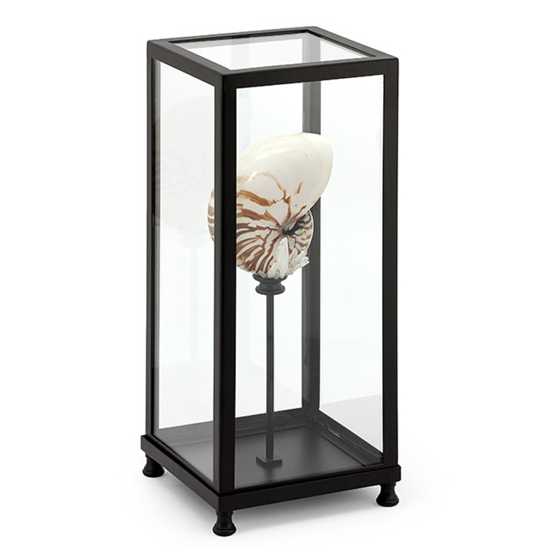 Статуэтка GLASS BOX DECORATION LG Прозрачный Бежевый Черный Статуэтка GLASS BOX DECORATION LG Прозрачный Бежевый Черный в Брянске | Loft Concept