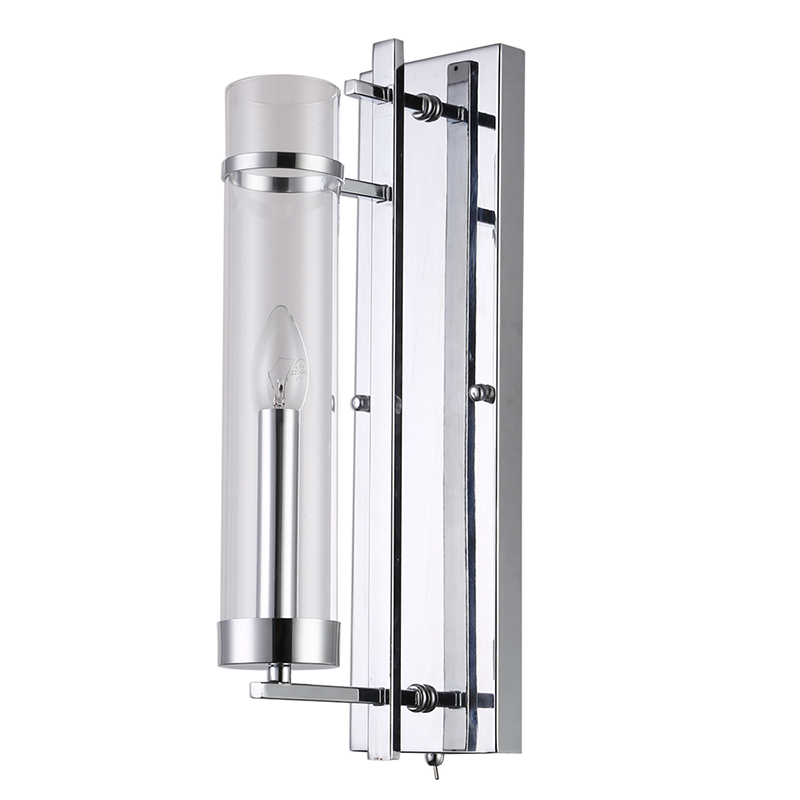 Бра Trondheim Chrome Wall Lamp Хром Прозрачный Бра Trondheim Chrome Wall Lamp Хром Прозрачный в Брянске | Loft Concept