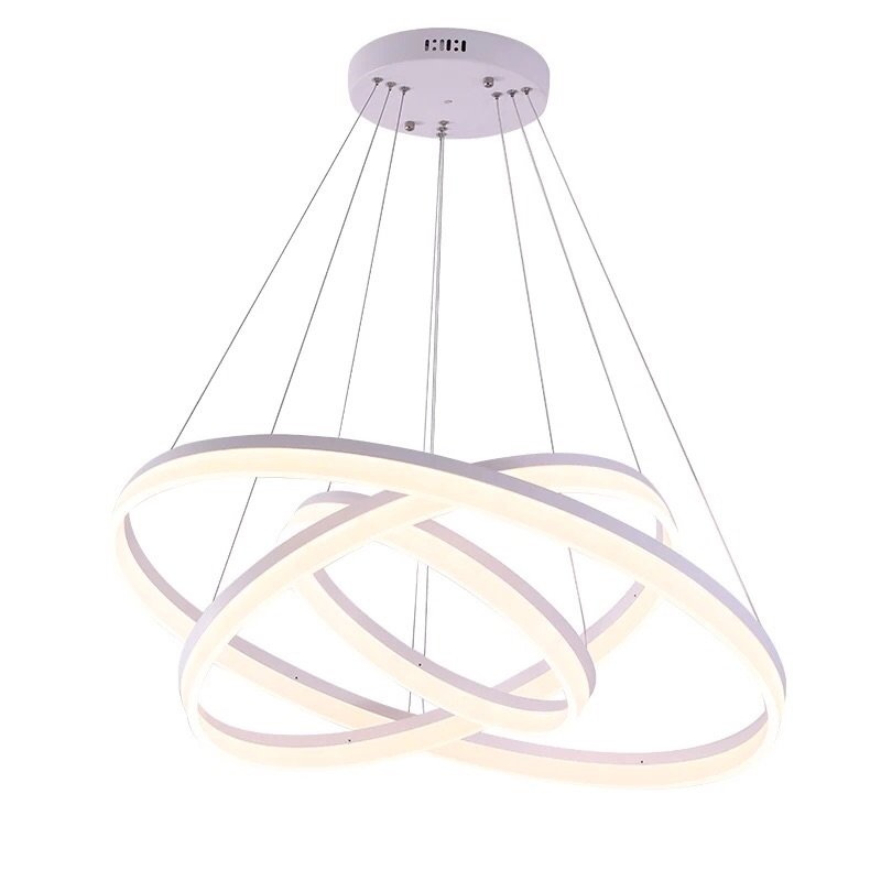 Люстра Chandeliers Rings White Белый Люстра Chandeliers Rings White Белый в Брянске | Loft Concept