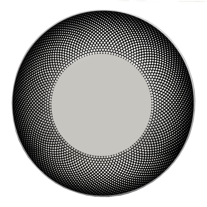 Зеркало Mirror Print dots Черный Зеркало Mirror Print dots Черный в Брянске | Loft Concept