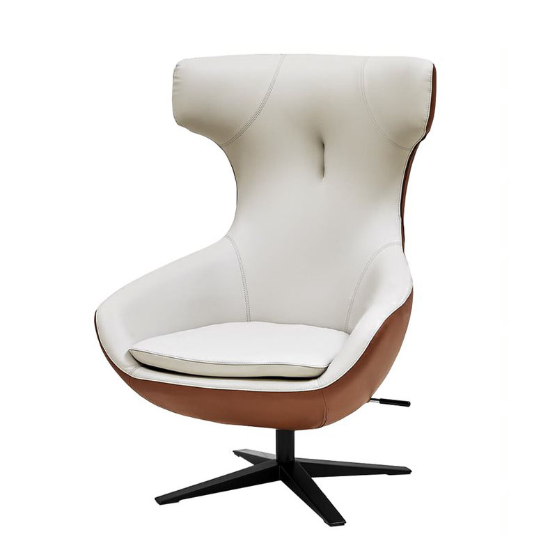 Кресло Alessio Chair Коричневый Белый Кресло Alessio Chair Коричневый Белый в Брянске | Loft Concept