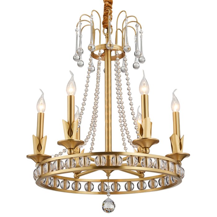 Люстра Candelia Chandelier Латунь Люстра Candelia Chandelier Латунь в Брянске | Loft Concept