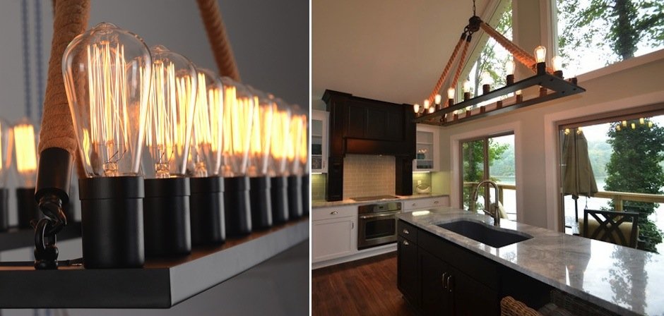 Люстра Square Large Loft Rope Light Люстра Square Large Loft Rope Light - Loft-Concept в Брянске