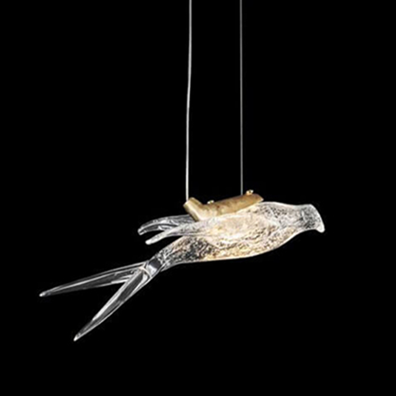 Подвесной светодиодный светильник The swallow nest Медь Прозрачный Подвесной светодиодный светильник The swallow nest Медь Прозрачный в Брянске | Loft Concept