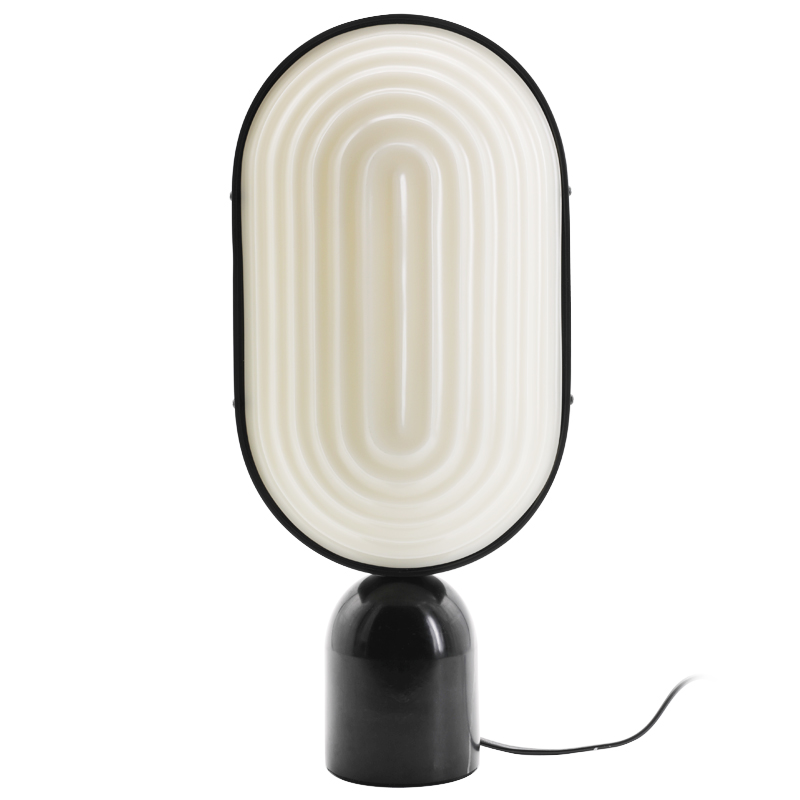 Настольная лампа Rosetta Table Lamp Черный Белый Настольная лампа Rosetta Table Lamp Черный Белый в Брянске | Loft Concept