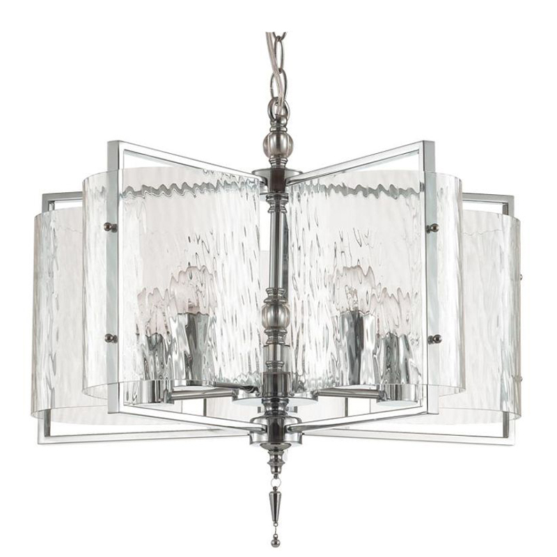 Люстра Karissa Chrome Chandelier 48 Хром Прозрачный (Transparent) Люстра Karissa Chrome Chandelier 48 Хром Прозрачный (Transparent) в Брянске | Loft Concept