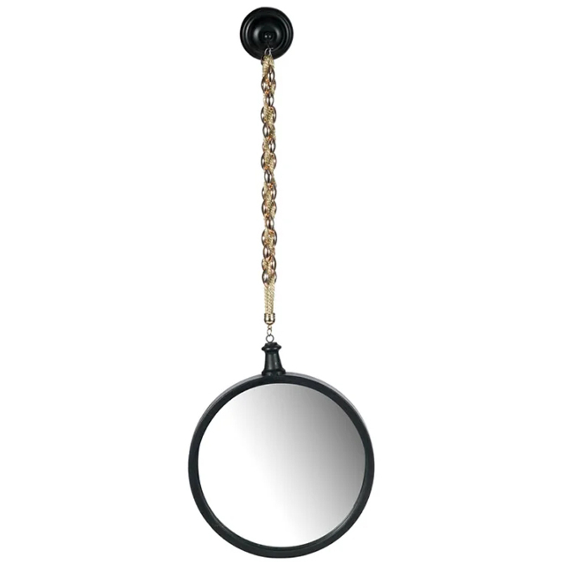 Зеркало Mirror On A Chain Черный Зеркало Mirror On A Chain Черный в Брянске | Loft Concept